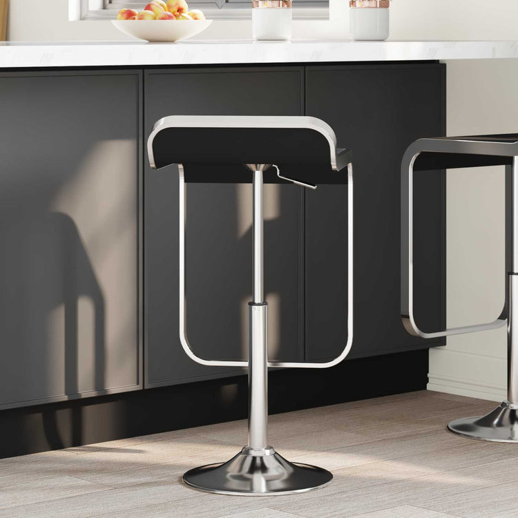 Vidaxx chaise de bureau bouteille de gaz chrome 505-720 mm fer