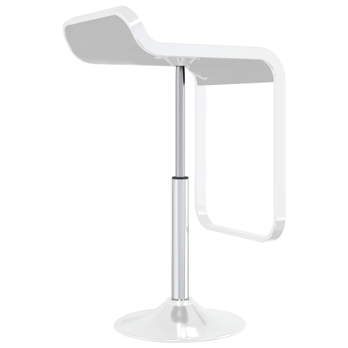 Vidaxx chaise de bureau bouteille de gaz chrome 505-720 mm fer