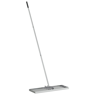 Vidaxx râteau de jardin argent 75 x 25 x 200 cm en acier inoxydable