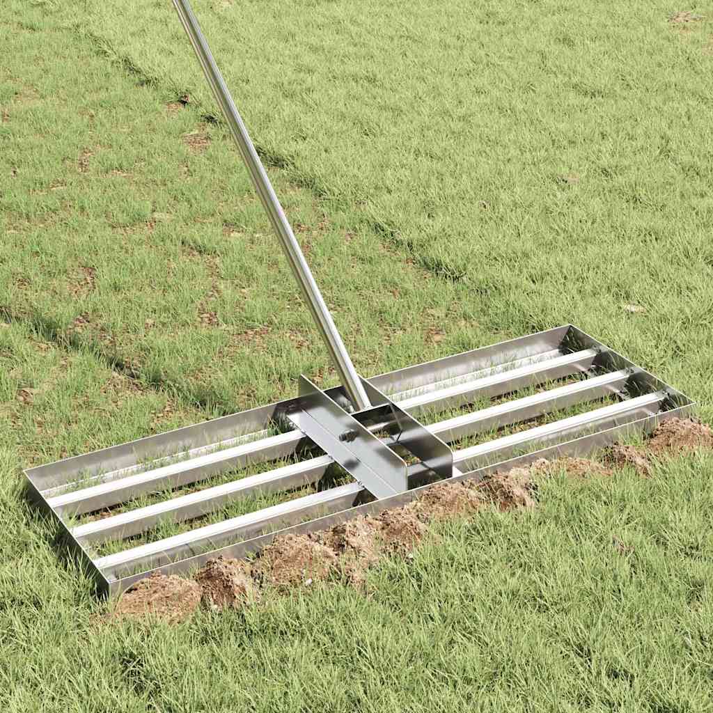 Vidaxx tête de rechange pour râteau de jardin en acier inoxydable argenté