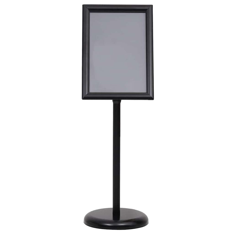 Vidaxx porte-affiches 2 pcs noir 32,7 x 24 x 108 cm aluminium