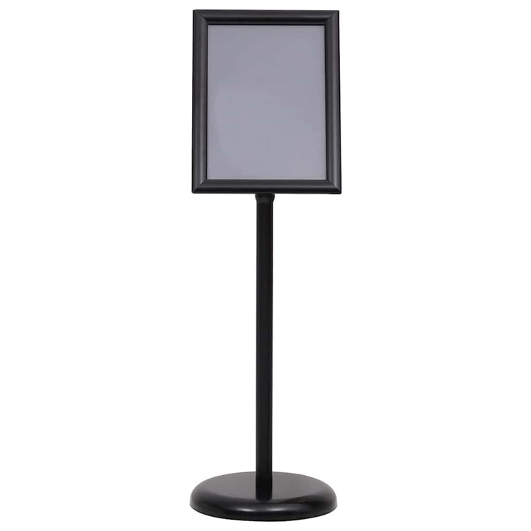 Vidaxx porte-affiches 2 pcs noir 32,7 x 24 x 108 cm aluminium