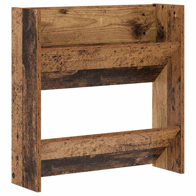 VidaXL armoire à chaussures avec étagère vieux bois 60 x 18 x 60 cm bois d'ingénierie