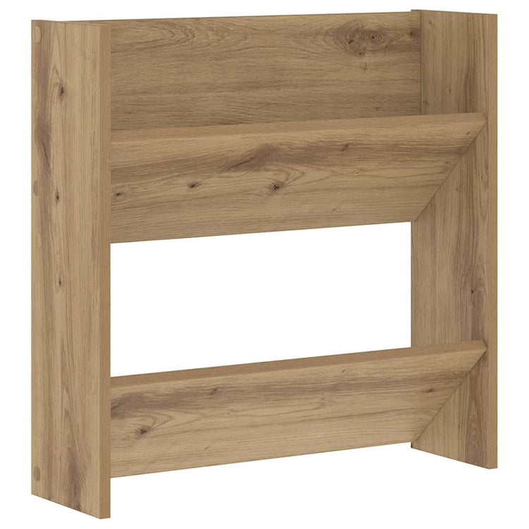 Vidaxx meuble à chaussures chêne artisanal 60 x 18 x 60 cm bois d'ingénierie