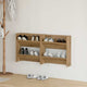 VidaXL armoire à chaussures 2 pcs chêne artisanal 60 x 18 x 60 cm bois d'ingénierie