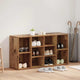 Vidaxl banc à chaussures avec étagère vieux bois 103 x 30 x 54,5 cm bois d'ingénierie