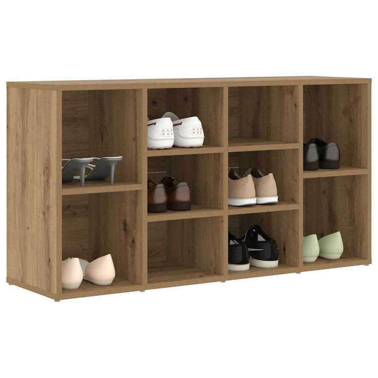 Vidaxx banc à chaussures chêne artisanal 103 x 30 x 54,5 cm bois travaillé