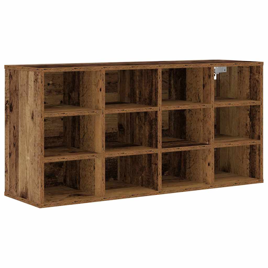 Vidaxx meuble à chaussures avec étagère vieux bois 103 x 30 x 51 cm bois d'ingénierie