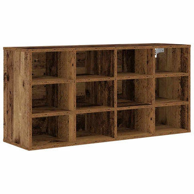 Vidaxx meuble à chaussures avec étagère vieux bois 103 x 30 x 51 cm bois d'ingénierie