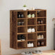 Vidaxx meuble à chaussures avec étagère vieux bois 77,5 x 30 x 83,5 cm bois d'ingénierie
