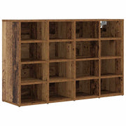 Vidaxxl meuble à chaussures avec étagère vieux bois 103 x 30 x 67 cm bois d'ingénierie - afbeelding 2