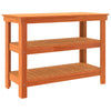 Vidaxx établi cire marron 110,5 x 50 x 80 cm bois de pin massif