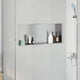 VidaXL shower niche silver 75 x 30 x 9.5 cm stainless steel