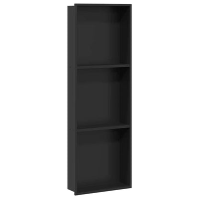 Vidaxx niche de douche noir 90 x 30 x 9,5 cm en acier inoxydable