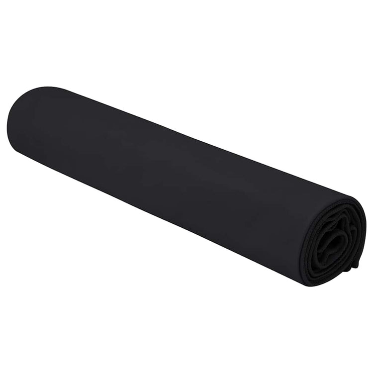 Vidaxx serviettes de sport 2 pcs noir 140 x 70 cm polyester et polyamide