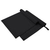 Vidaxx serviettes de sport 2 pcs noir 180 x 90 cm polyester et polyamide