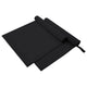 Vidaxx serviettes de sport 2 pcs noir 180 x 90 cm polyester et polyamide