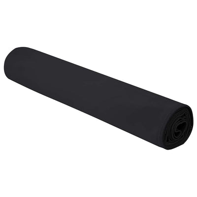 Vidaxx serviettes de sport 2 pcs noir 180 x 90 cm polyester et polyamide