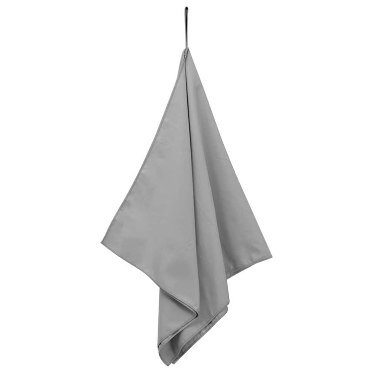 Vidaxl serviettes de sport 2 pcs gris foncé 100 x 50 cm