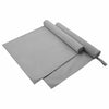 Vidaxl serviettes de sport 2 pcs gris foncé 90 x 180 cm