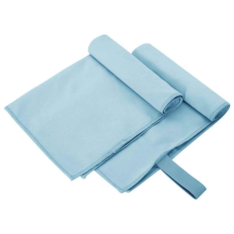 Vidaxx serviettes de sport 2 pcs bleu 50 x 30 cm polyester et polyamide