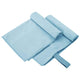 Vidaxx serviettes de sport 2 pcs bleu 50 x 30 cm polyester et polyamide