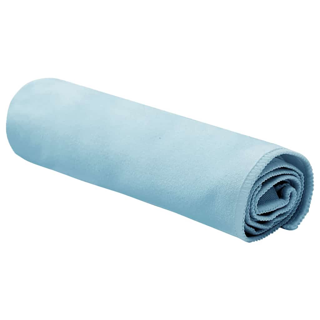 Vidaxx serviettes de sport 2 pcs bleu 50 x 30 cm polyester et polyamide