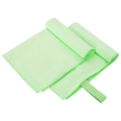 Vidaxx serviettes de sport 2 pcs vert 50 x 30 cm polyester et polyamide