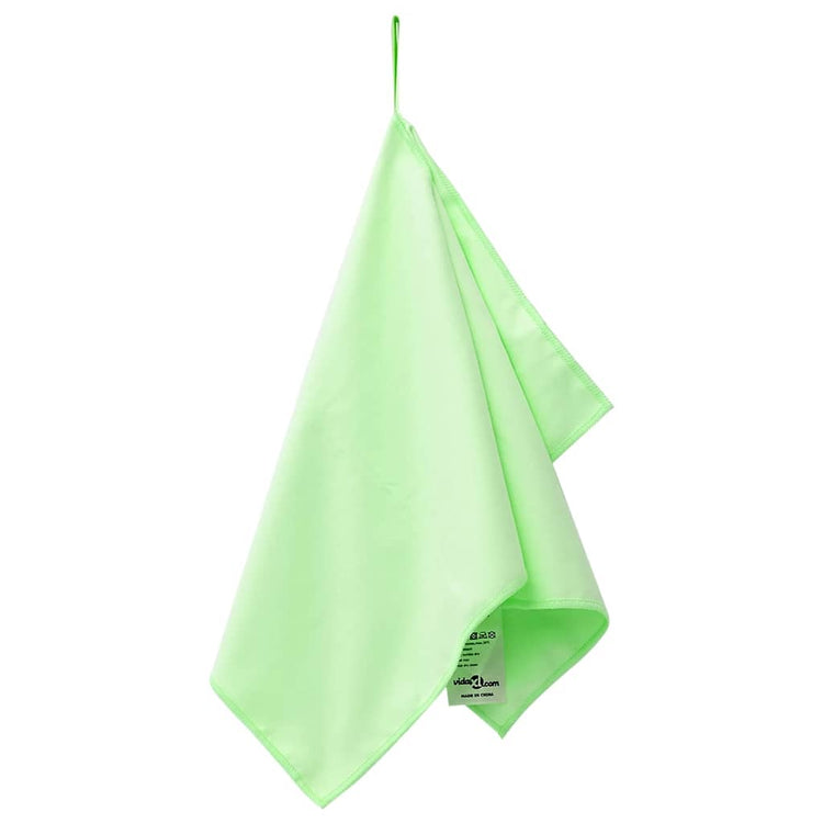 Vidaxx serviettes de sport 2 pcs vert 50 x 30 cm polyester et polyamide