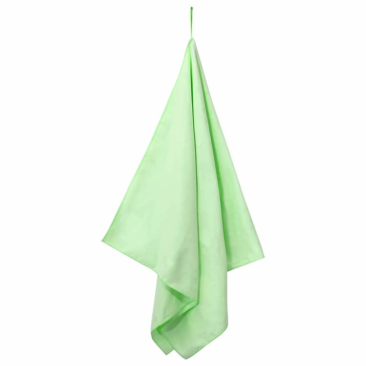 Vidaxx serviettes de sport 2 pcs vert 140 x 70 cm polyester et polyamide