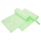 Vidaxx serviettes de sport 2 pcs vert 200 x 100 cm polyester et polyamide
