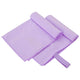 Vidaxx serviettes de sport 2 pcs violet 50 x 30 cm polyester et polyamide