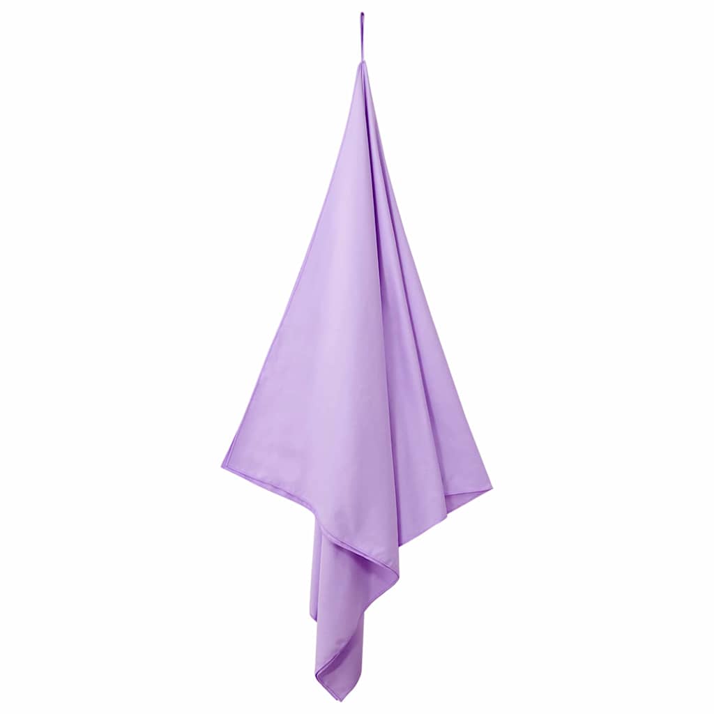 Vidaxx serviettes de sport 2 pcs violet 180 x 90 cm polyester et polyamide