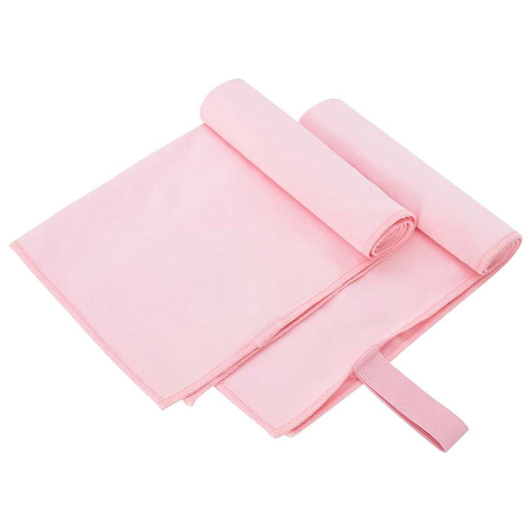 Vidaxx serviettes de sport 2 pcs rose 50 x 30 cm polyester et polyamide