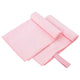 Vidaxx serviettes de sport 2 pcs rose 50 x 30 cm polyester et polyamide