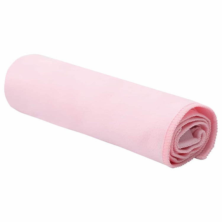 Vidaxx serviettes de sport 2 pcs rose 50 x 30 cm polyester et polyamide
