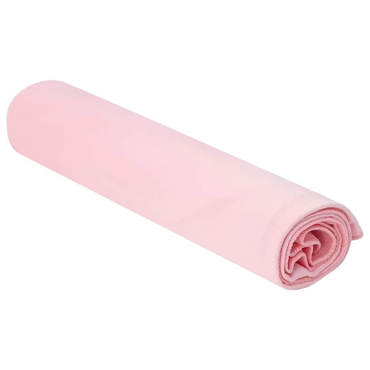 Vidaxx serviettes de sport 2 pcs rose 100 x 50 cm polyester et polyamide