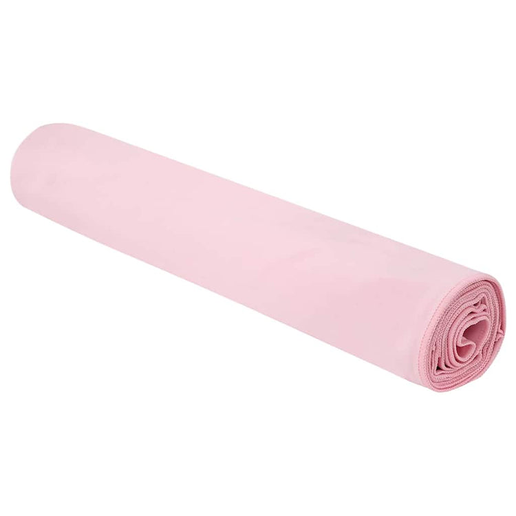 Vidaxx serviettes de sport 2 pcs rose 200 x 100 cm polyester et polyamide