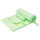VidaXL ensemble de serviettes de sport 2 pcs tissu vert