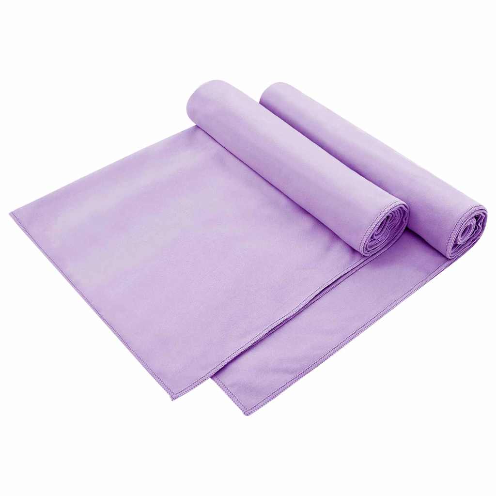 Vidaxx serviettes de chaise d'extérieur 2 pcs violet 130 x 60 cm