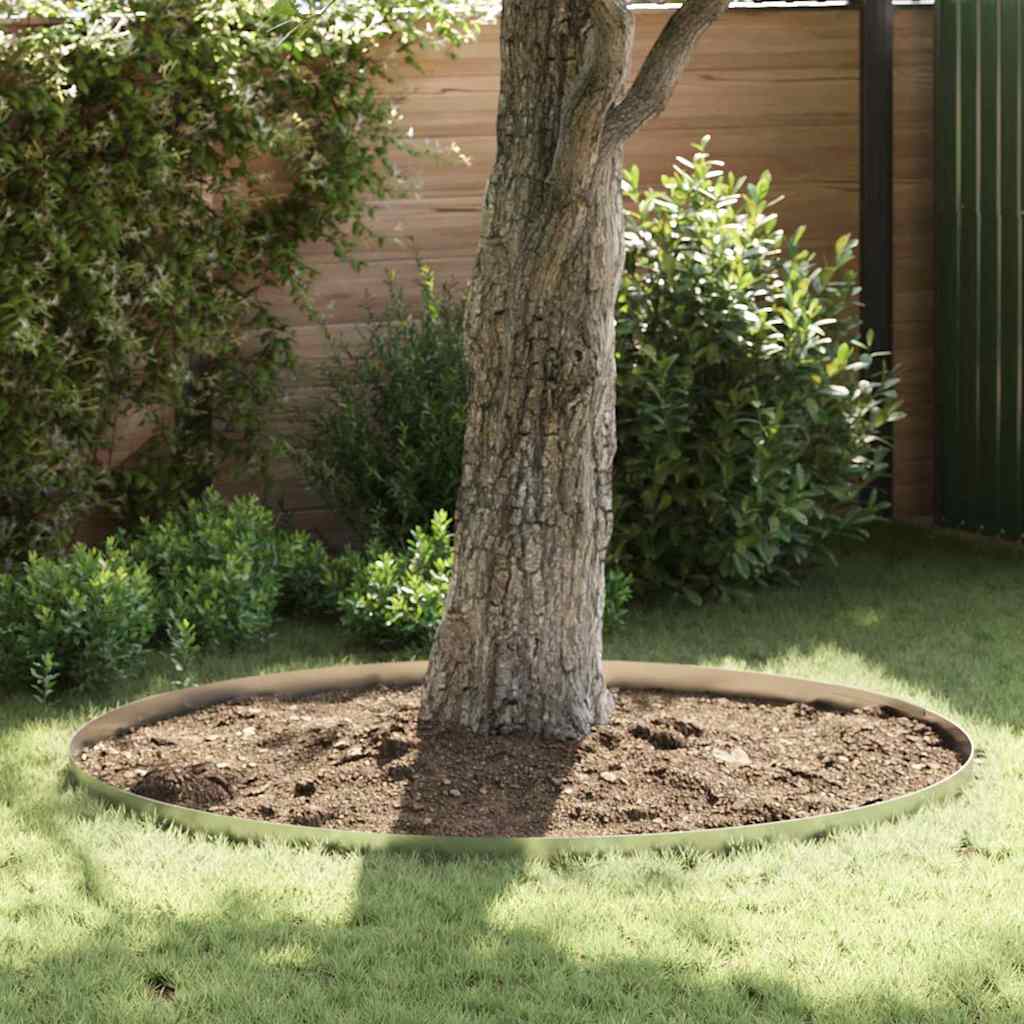 Vidaxl bordure de jardin argent 450 x 0,05 x 15 cm en acier galvanisé