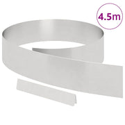 Vidaxx bordure de jardin argent 450 x 0,05 x 15 cm en acier inoxydable - afbeelding 3
