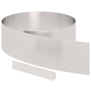 Vidaxxl bordure de jardin 4 pcs argent 450 x 0,05 x 15 cm acier inoxydable - afbeelding 2