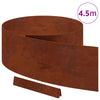 Vidaxl bordure de jardin rouillé 450 x 0,05 x 15 cm acier corten