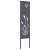 Vidaxxl brise-vue de jardin anthracite 32 x 140 cm acier laminé à froid