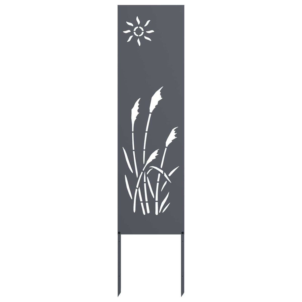 Vidaxxl brise-vue de jardin anthracite 32 x 140 cm acier laminé à froid