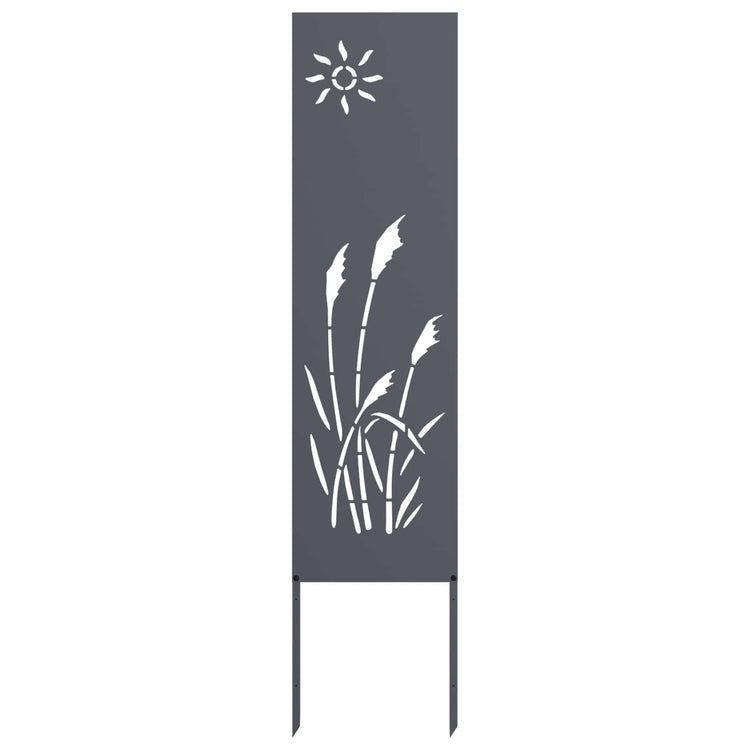 Vidaxxl brise-vue de jardin anthracite 32 x 140 cm acier laminé à froid