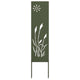 Vidaxxl brise-vue de jardin vert olive 32 x 140 cm acier laminé à froid