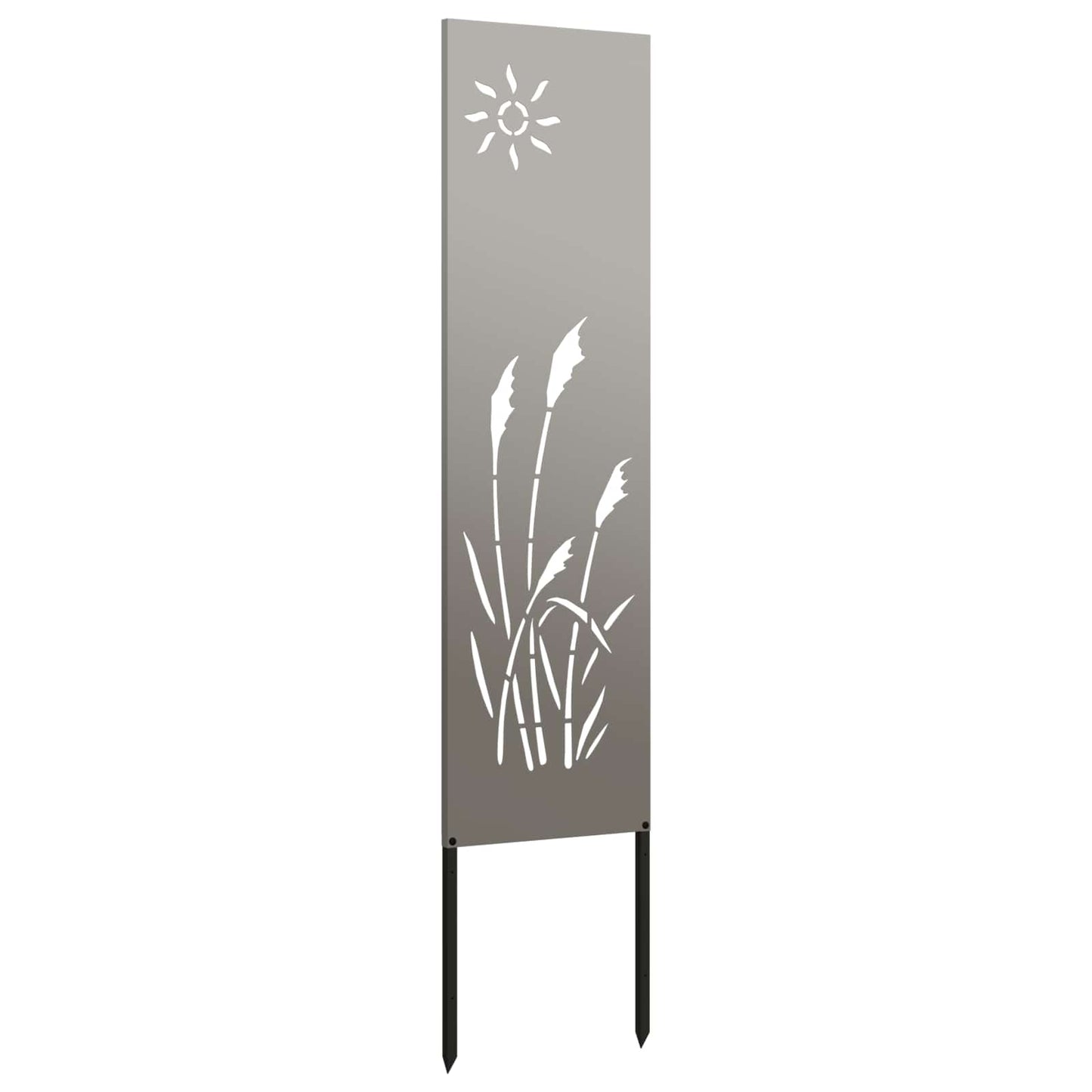 VidaXL brise-vue de jardin chantourné rouillé 32 x 140 cm acier corten