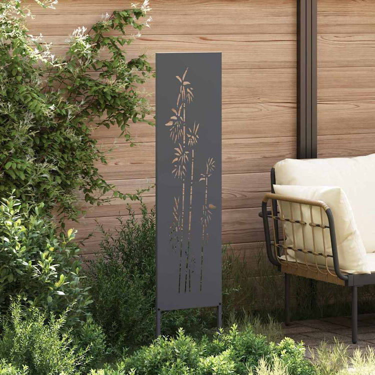 Vidaxxl brise-vue de jardin anthracite 32 x 140 cm acier laminé à froid